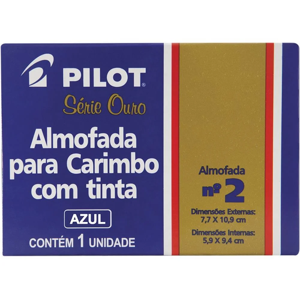 ALMOFADA CARIMBO N.2 AZUL PILOT (UNIDADE) - imagem 5