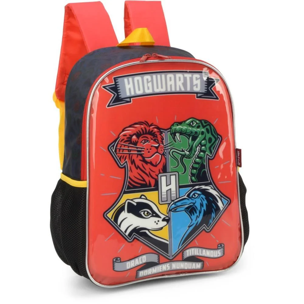 MOCHILA INFANTIL HARRY POTTER G VERMELHA LUXCEL (UNIDADE) - imagem 3