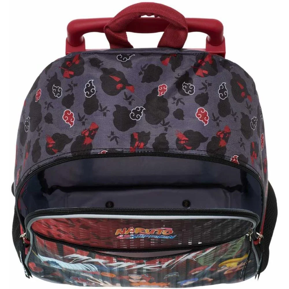 MOCHILA INFANTIL COM RODINHA NARUTO AKATSUKI RISING PACIFIC (UNIDADE) - imagem 4
