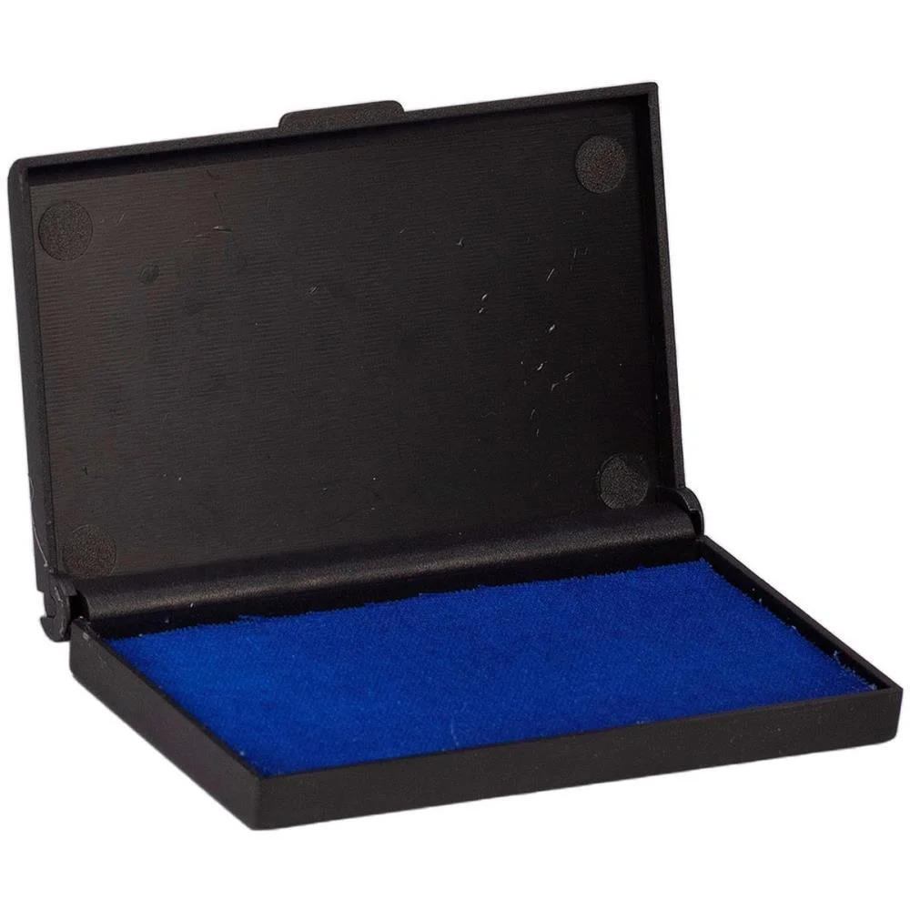 ALMOFADA CARIMBO N.3 AZUL 10,5X6,5CM. CARBRINK (UNIDADE) - imagem 2