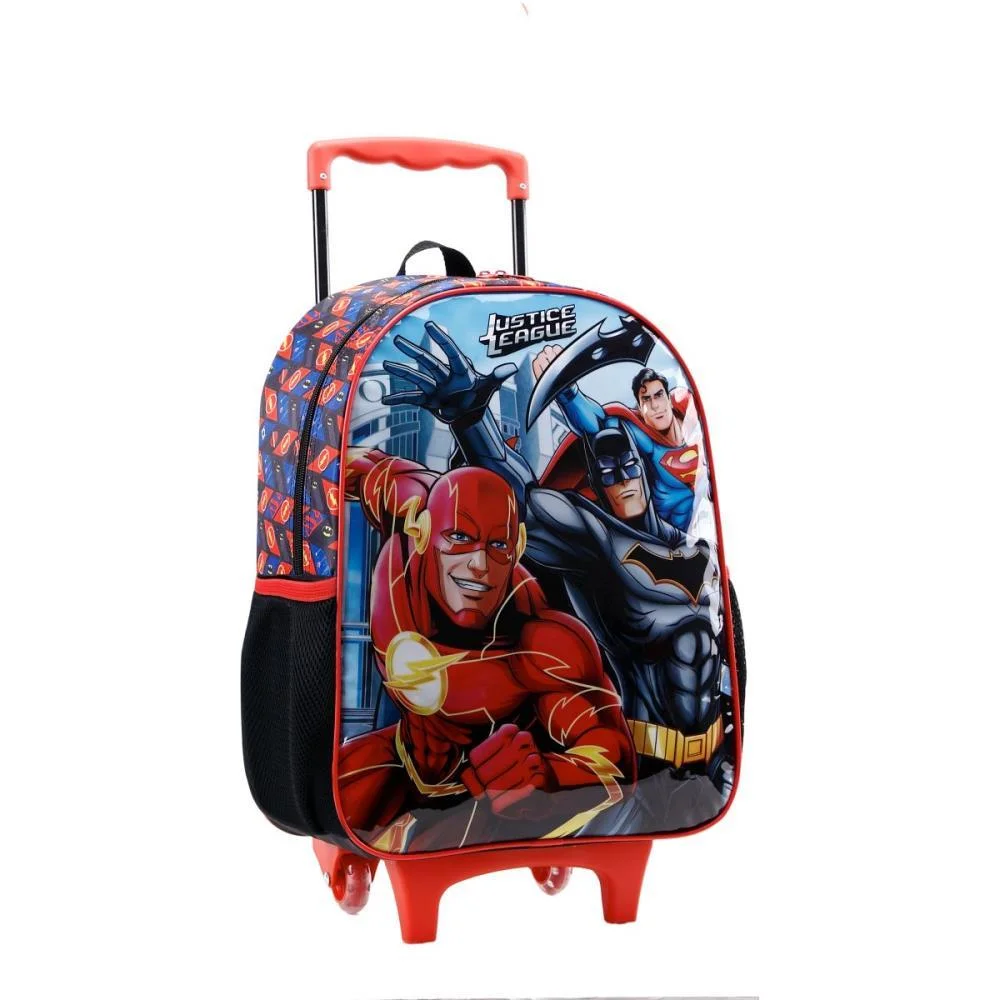 MOCHILA INFANTIL COM RODINHA LIGA DA JUSTICA X1 XERYUS (UNIDADE) - imagem 4