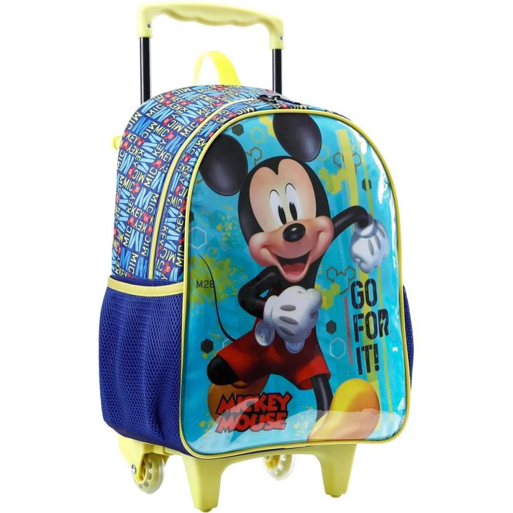 MOCHILA INFANTIL COM RODINHA MICKEY X2 XERYUS (UNIDADE) - imagem 4