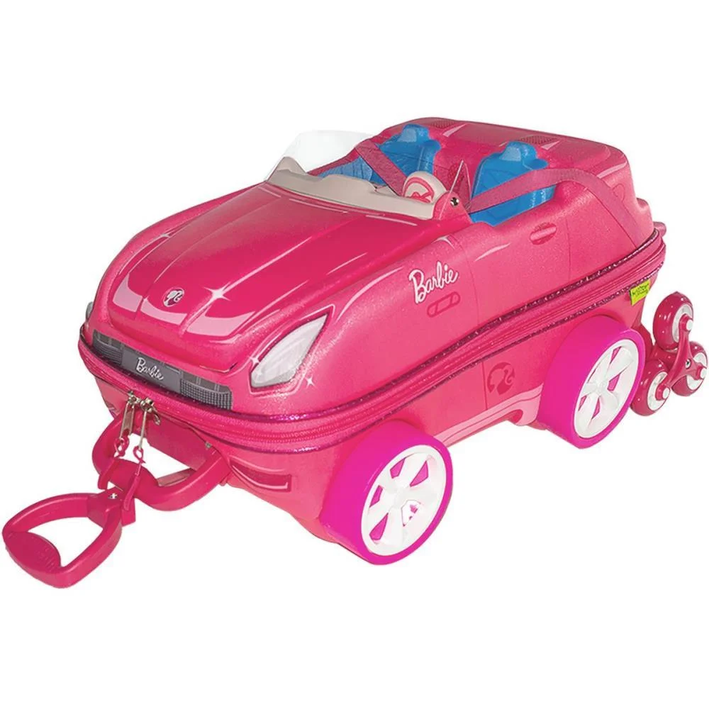 MOCHILA INFANTIL COM RODINHA BARBIE CONVERSIVEL MAXTOY (UNIDADE) - imagem 3