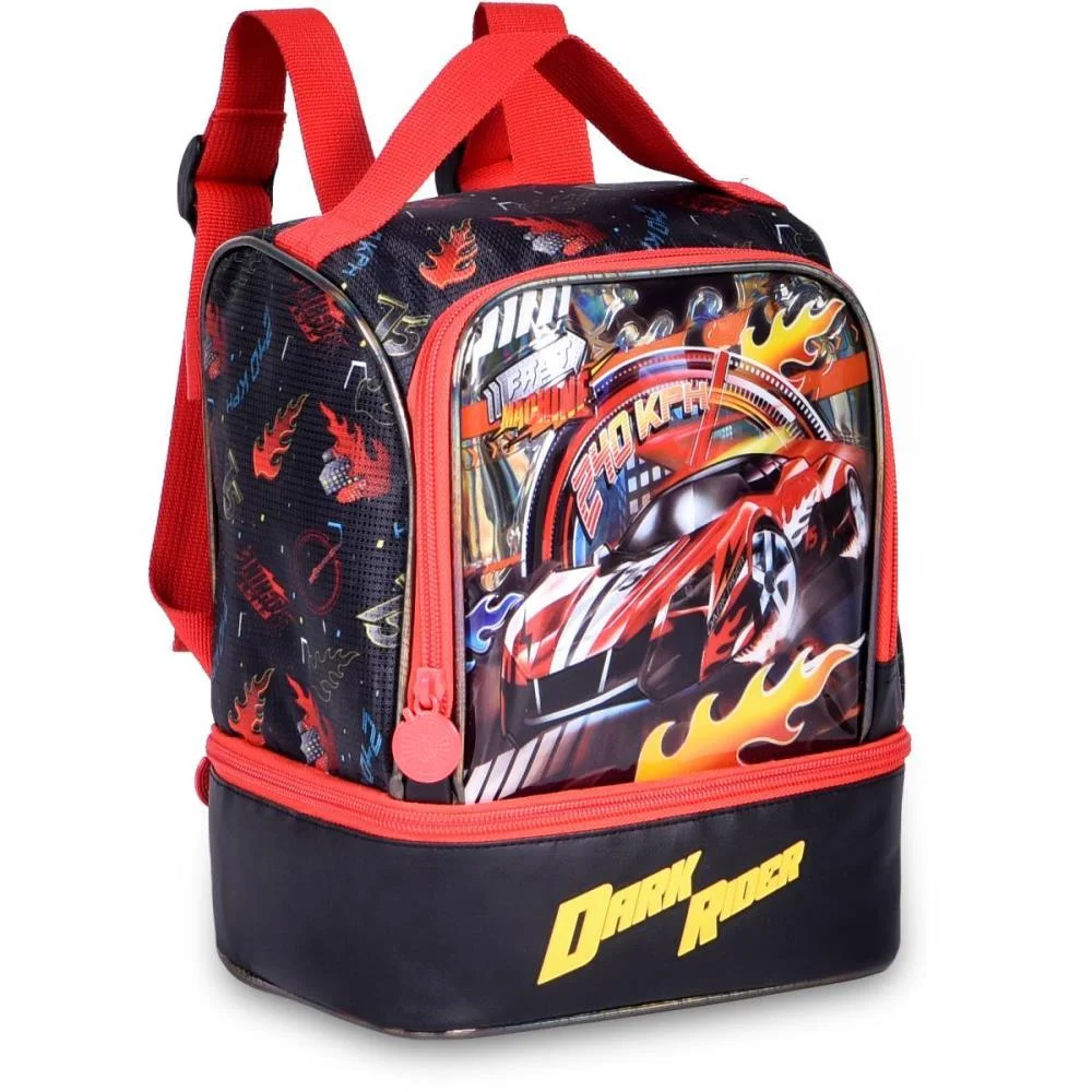 MOCHILA INFANTIL COM RODINHA FAST MACHINE G ESTOJO+LANCHEIR CLIO (KIT) - imagem 4