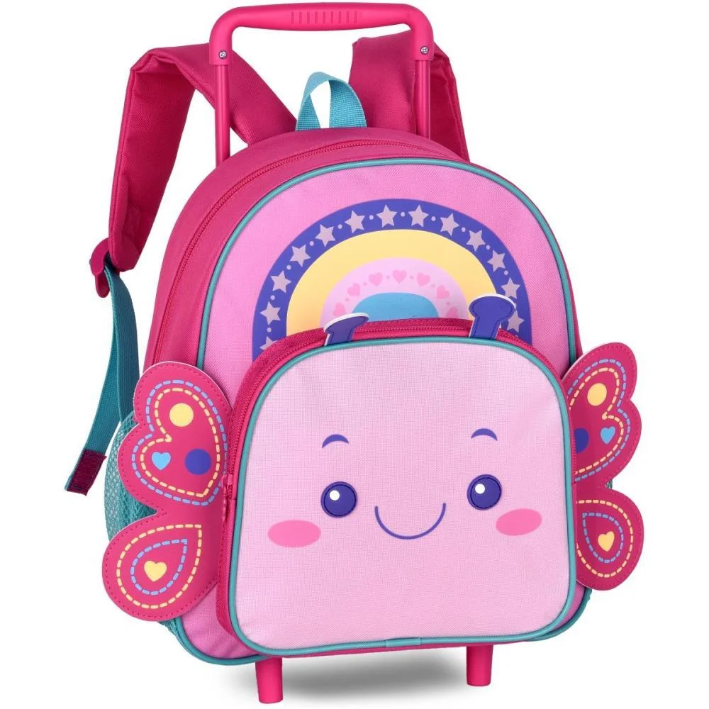 MOCHILA INFANTIL COM RODINHA CLIO PETS PETIT MENINA 33CM(S) CLIO (UNIDADE) - imagem 3