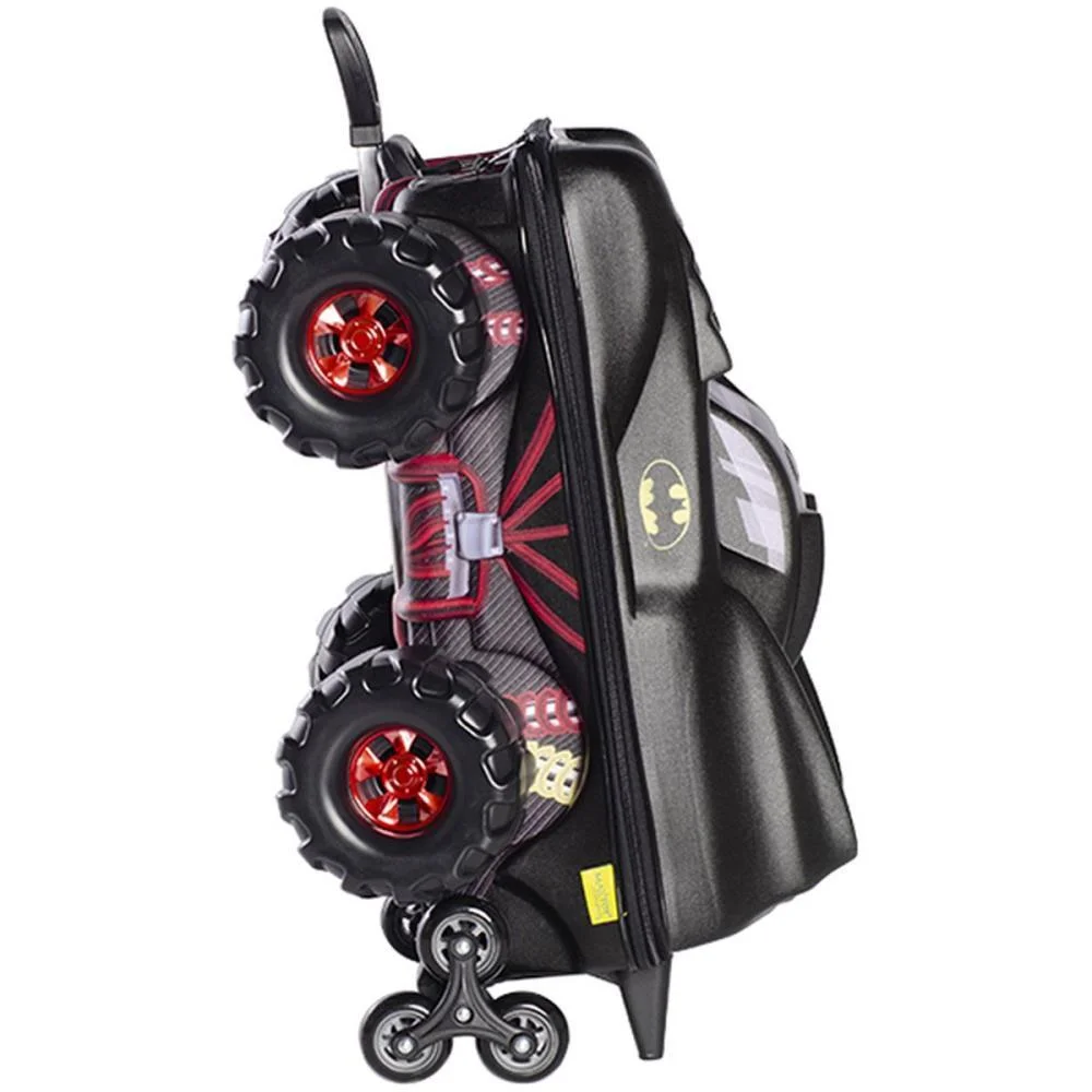 MOCHILA INFANTIL COM RODINHA BATMAN MONSTER TRUCKS MAXTOY (UNIDADE) - imagem 6