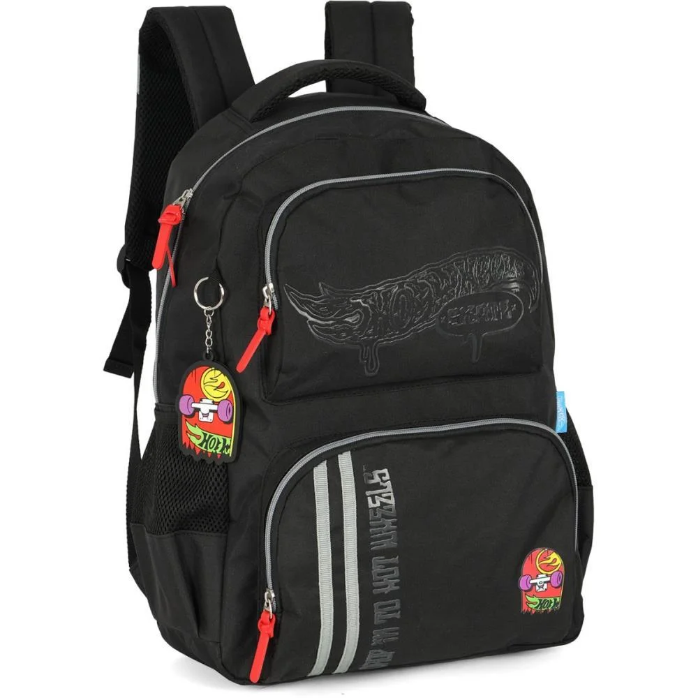 MOCHILA HOT WHEELS PRETA G LUXCEL (UNIDADE) - imagem 3