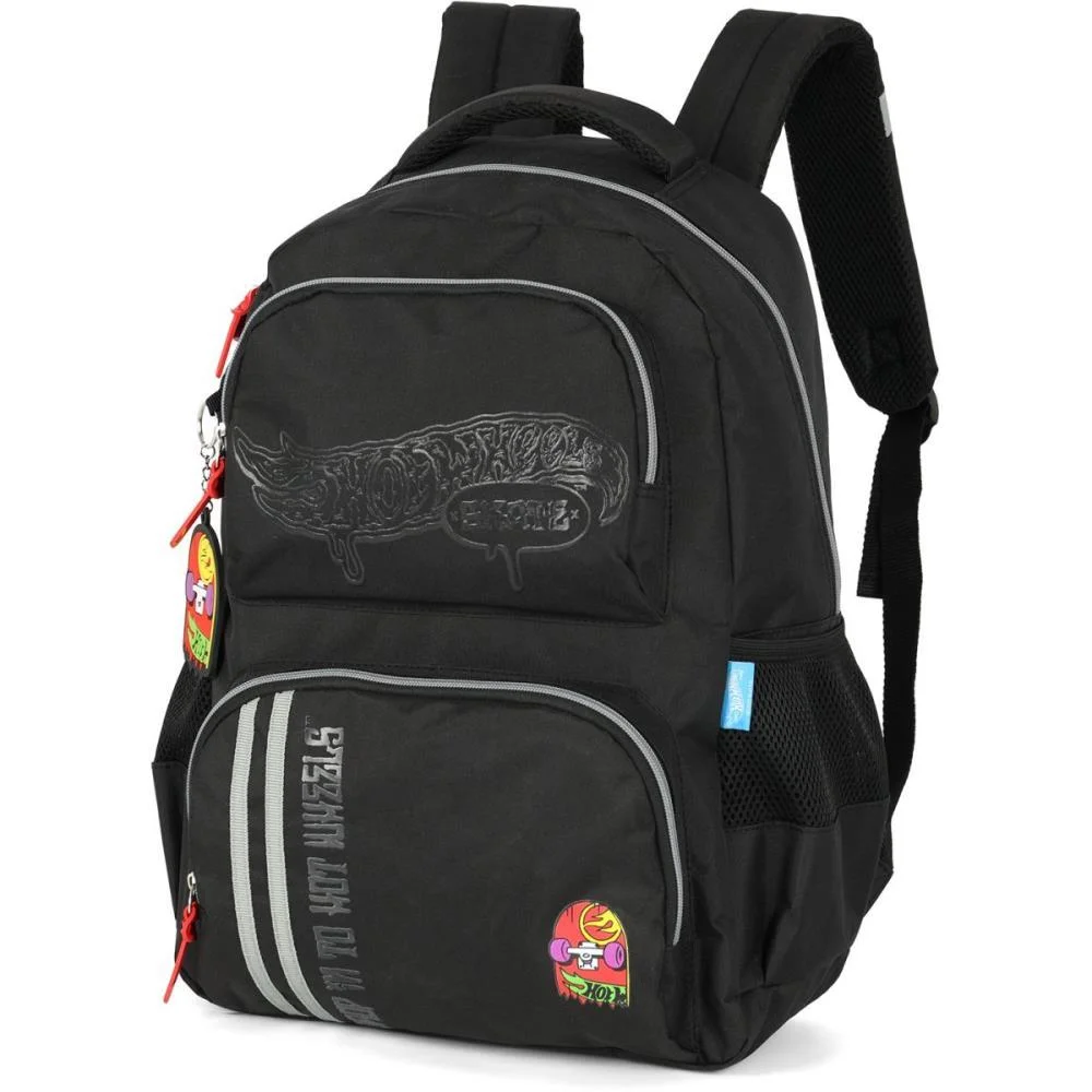 MOCHILA HOT WHEELS PRETA G LUXCEL (UNIDADE) - imagem 4