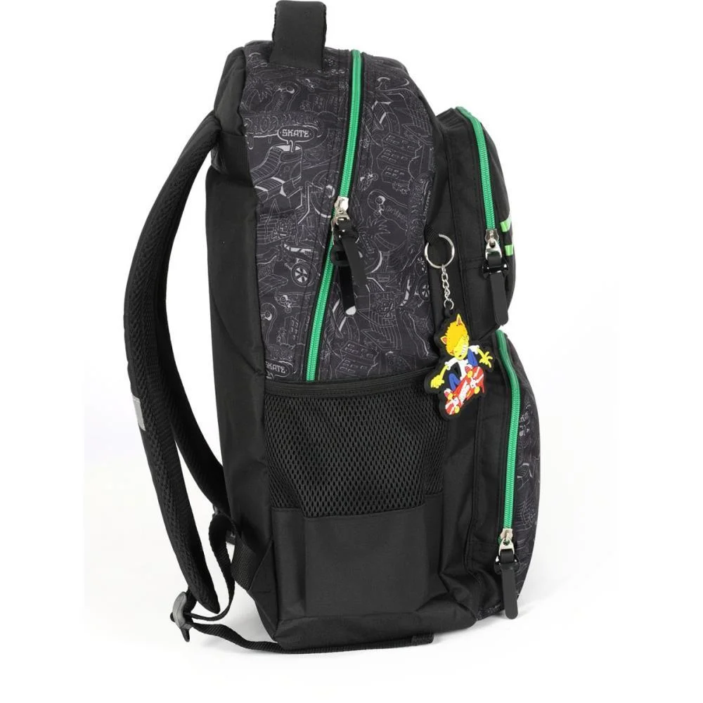 MOCHILA HOT WHEELS VERDE G LUXCEL (UNIDADE) - imagem 5