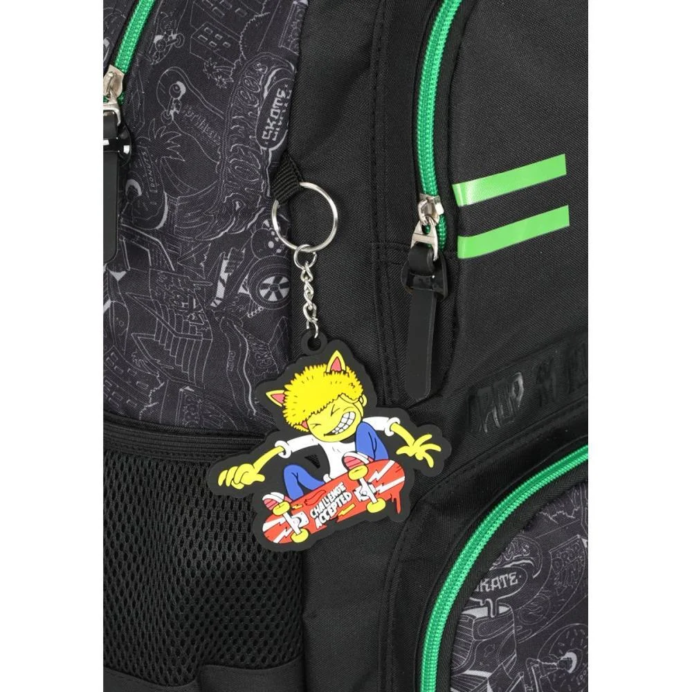 MOCHILA HOT WHEELS VERDE G LUXCEL (UNIDADE) - imagem 7