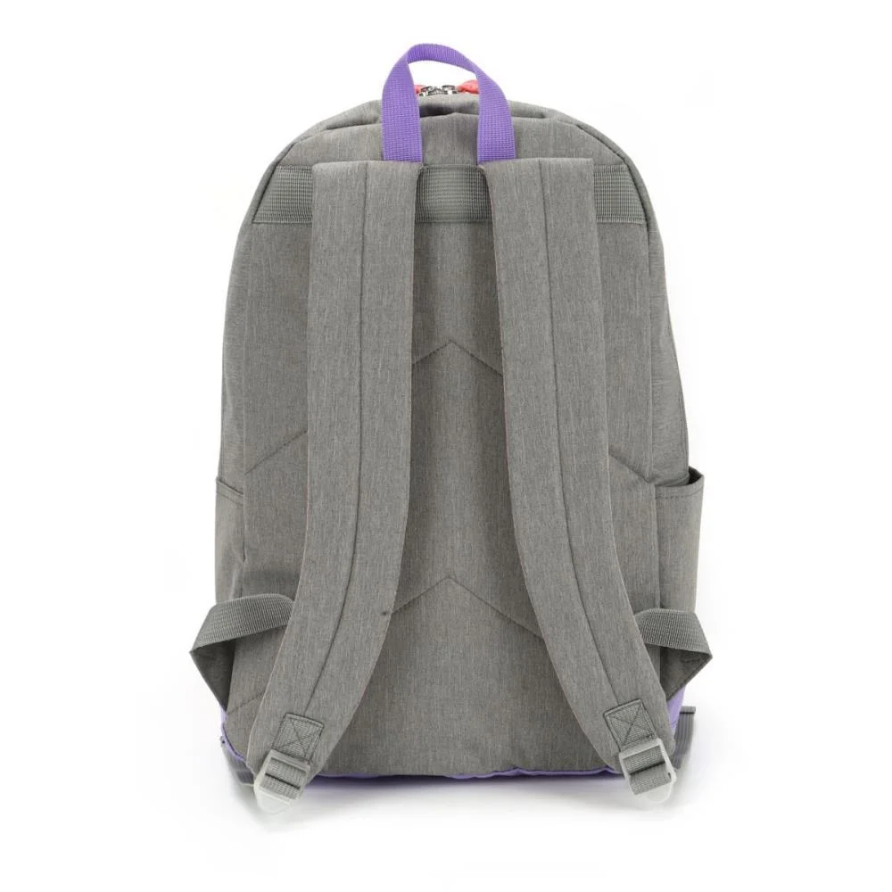 MOCHILA UP4YOU G CINZA C/ROSA LUXCEL (UNIDADE) - imagem 4