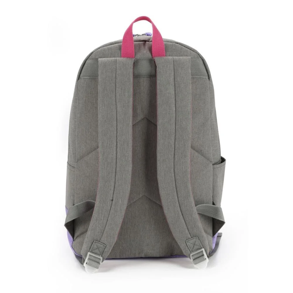 MOCHILA UP4YOU G CINZA C/PINK LUXCEL (UNIDADE) - imagem 4