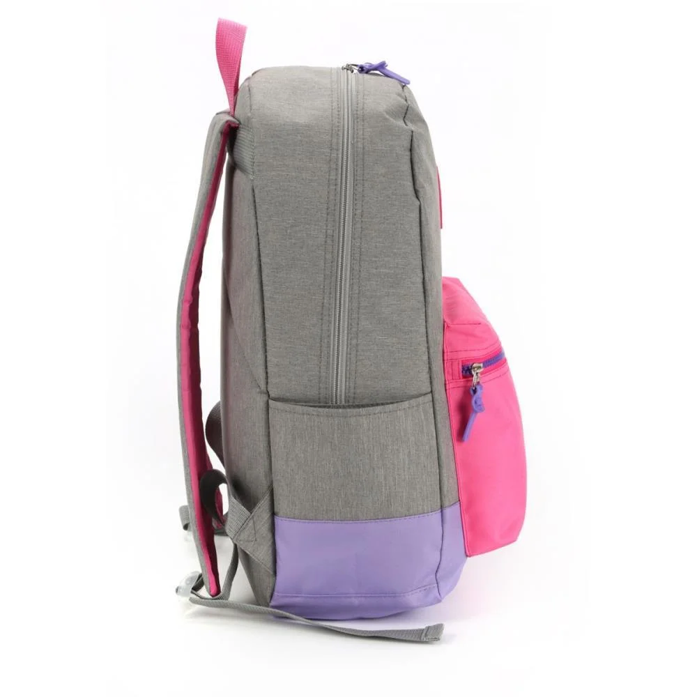 MOCHILA UP4YOU G CINZA C/PINK LUXCEL (UNIDADE) - imagem 5