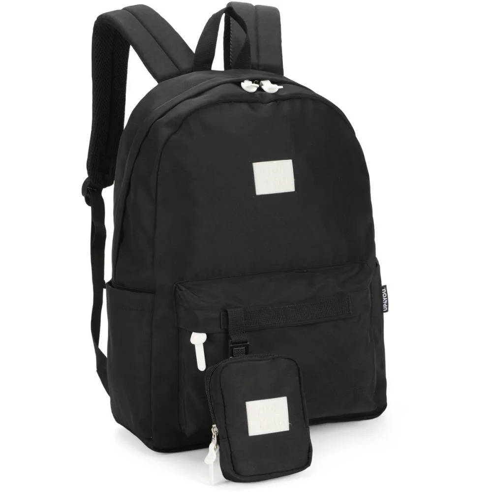 MOCHILA UP4YOU G PRETA C/BOLSINHA LUXCEL (UNIDADE) - imagem 2