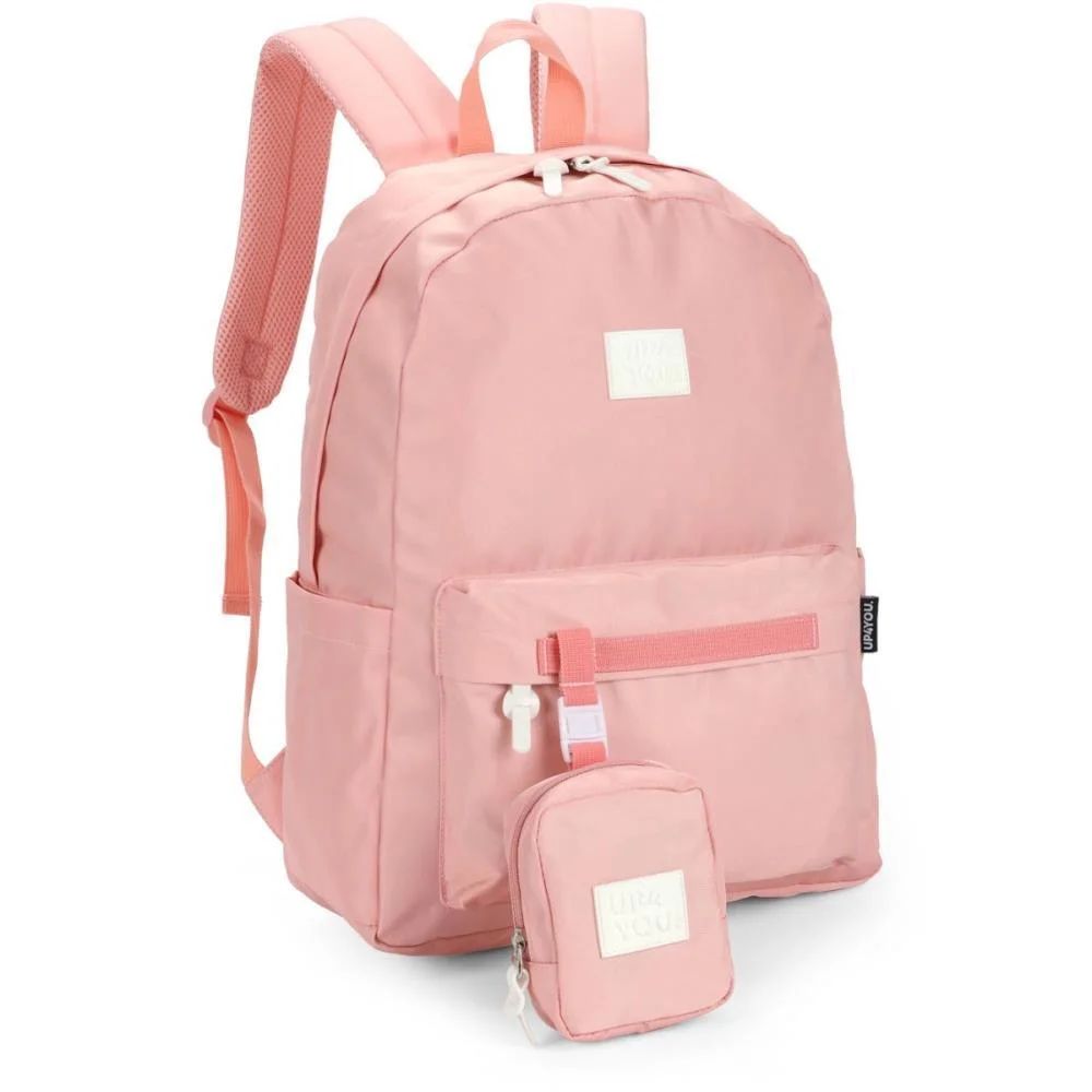 MOCHILA UP4YOU G ROSA C/BOLSINHA LUXCEL (UNIDADE) - imagem 2