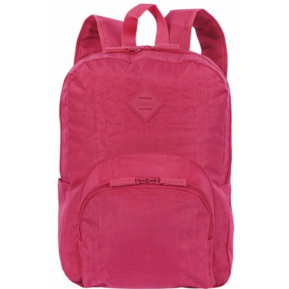 MOCHILA HAPPY CRINKLE G 40CM PINK SESTINI (UNIDADE) - imagem 3