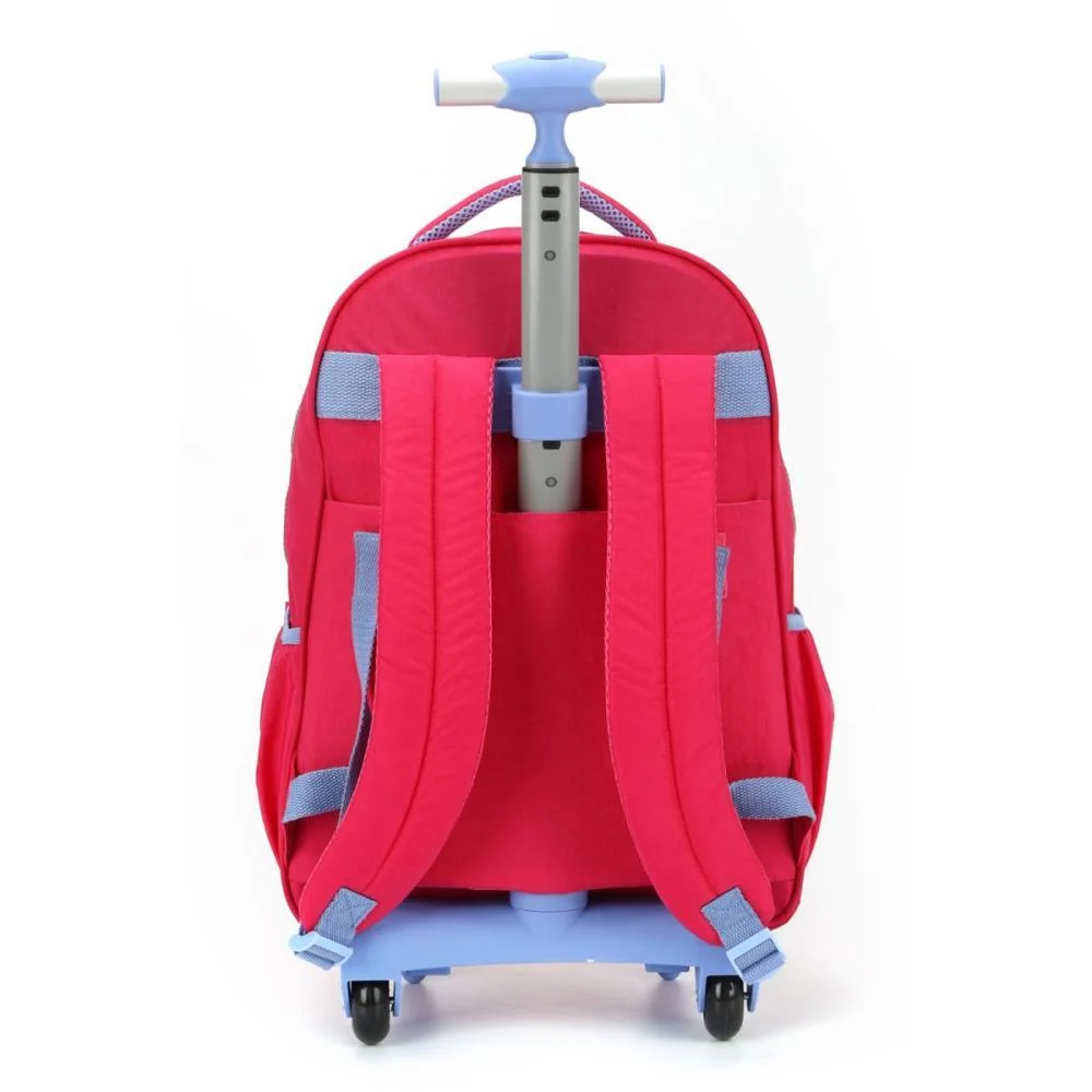 MOCHILA COM RODINHA UP4YOU G VINHO LUXCEL (UNIDADE) - imagem 4