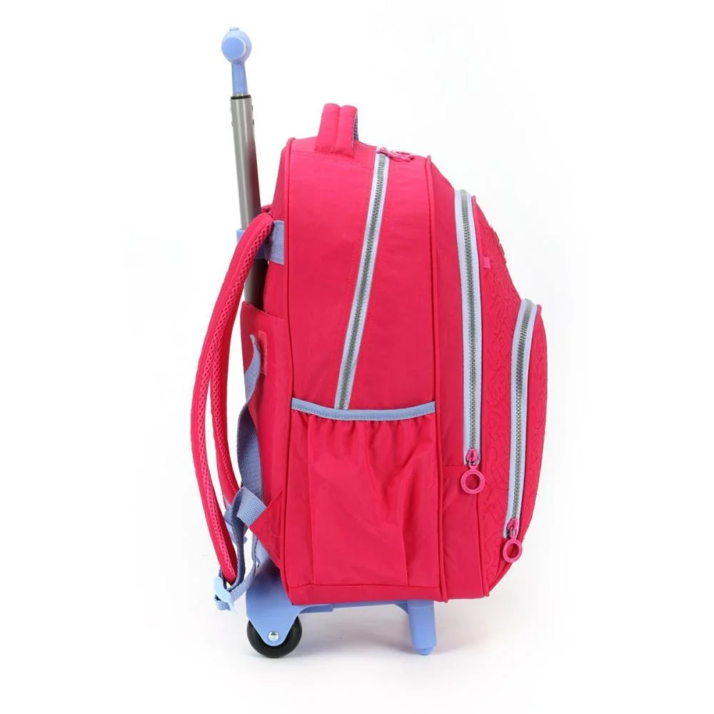 MOCHILA COM RODINHA UP4YOU G VINHO LUXCEL (UNIDADE) - imagem 5