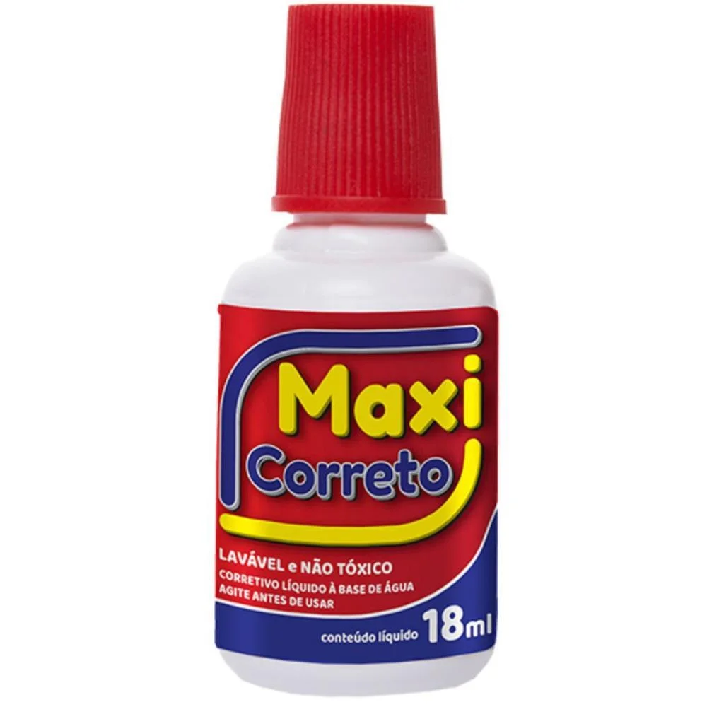 CORRETIVO MAXI CORRETO 18ML FRAMA (CX.C/12) - imagem 4