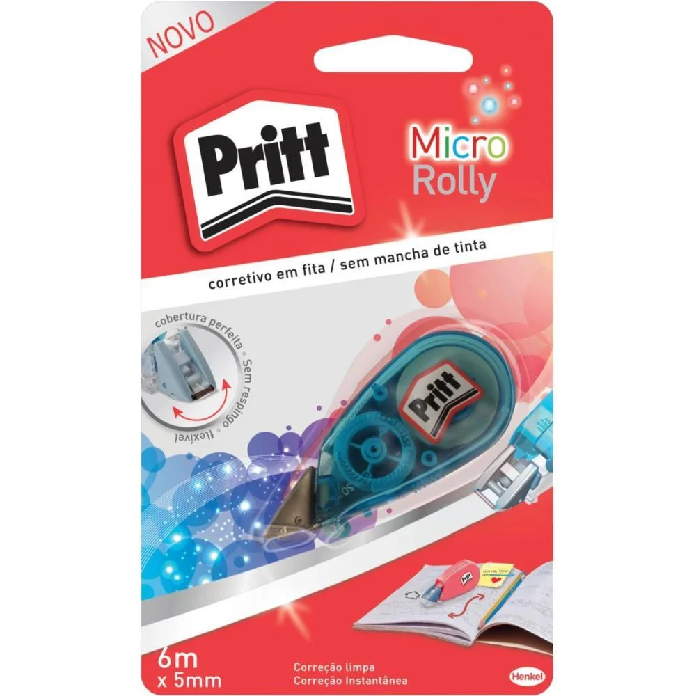 CORRETIVO EM FITA PRITT MICRO ROLLY 6M HENKEL (UNIDADE) - imagem 6