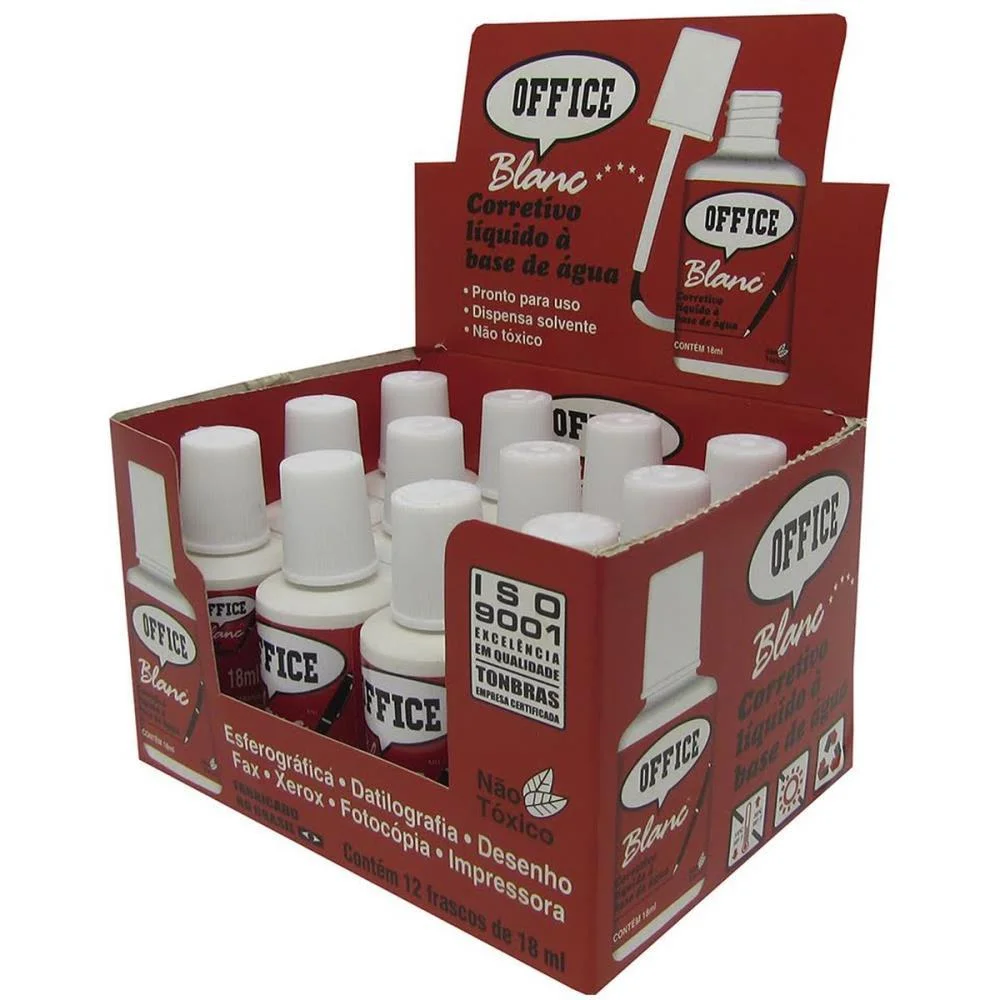 CORRETIVO OFFICE BLANC 18ML RADEX (CX.C/12) - imagem 4