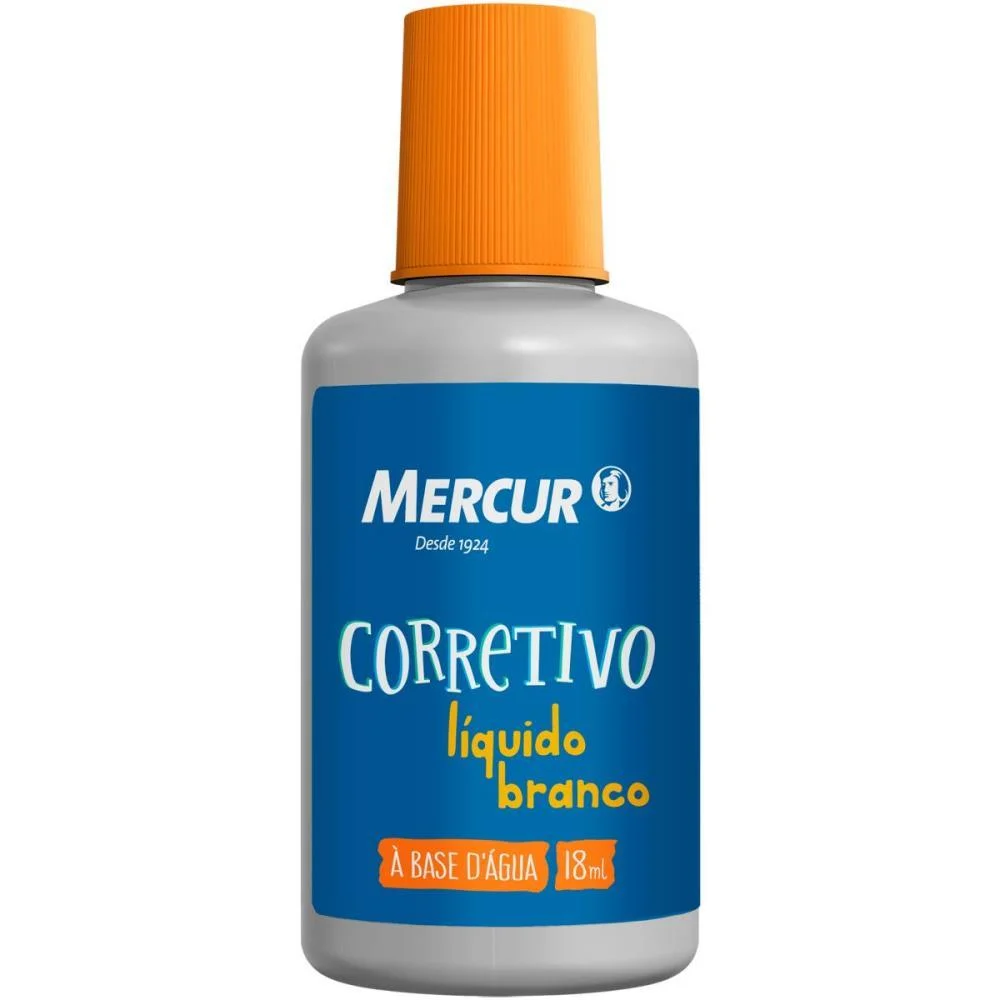 CORRETIVO 18ML BRANCO MERCUR (CX.C/06) - imagem 4