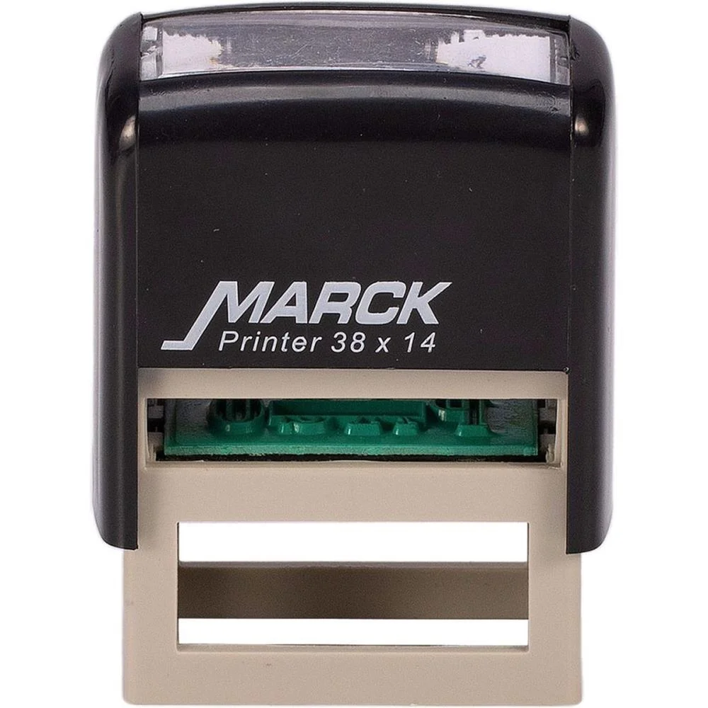 CARIMBO AUTOENTINTADO RECEBIDO AUTOM. 38X14MM PT CARBRINK (UNIDADE) - imagem 4