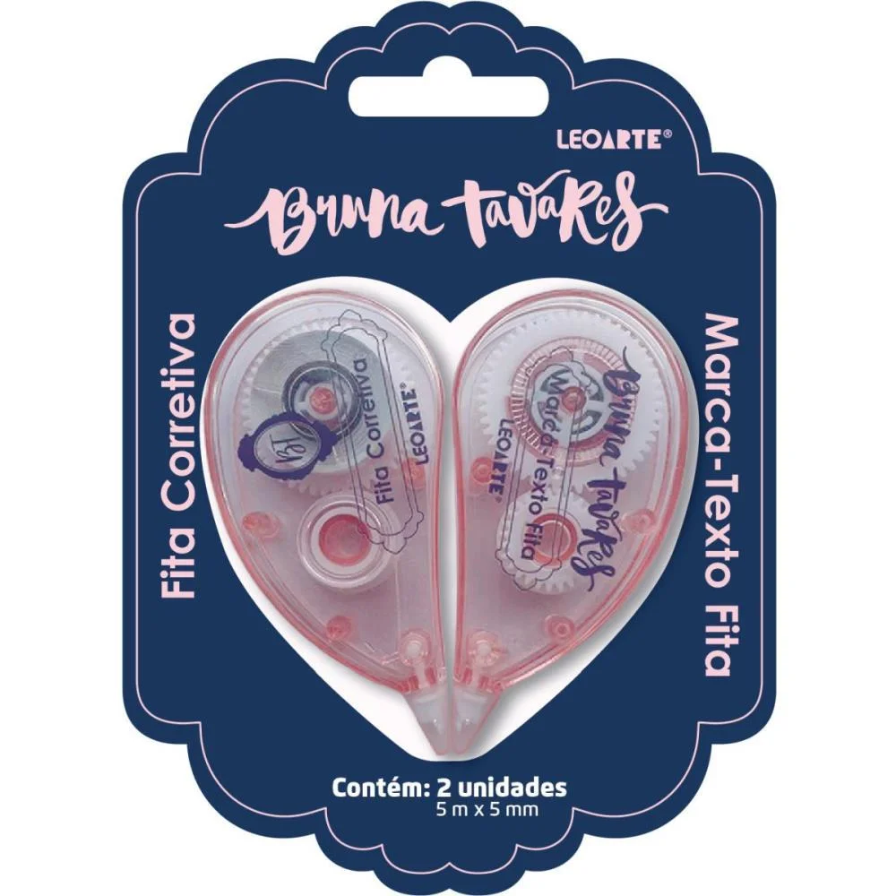 CORRETIVO EM FITA BRUNA TAVARES + MARCA TEXTO LEONORA (BL.C/02) - imagem 2