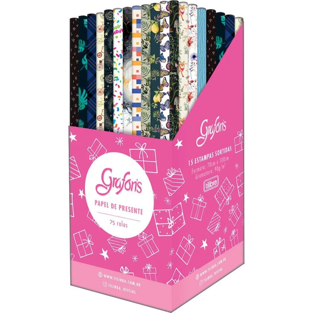 PAPEL PRESENTE 100X70CM. CRIATIVA (S) TILIBRA (DP.C/75) - imagem 2
