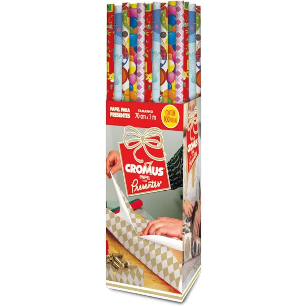 PAPEL PRESENTE 100X70CM. INFANTIL CROMUS (DP.C/100) - imagem 2