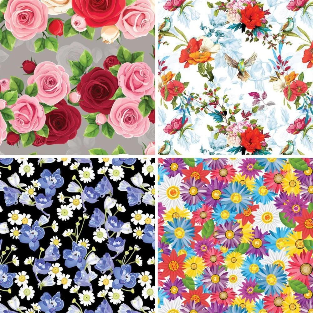 PAPEL PRESENTE 50X60CM COUCHE FANTASIA FEMININO I 4MOD.(S) GESSELE (PCT.C/40) - imagem 2