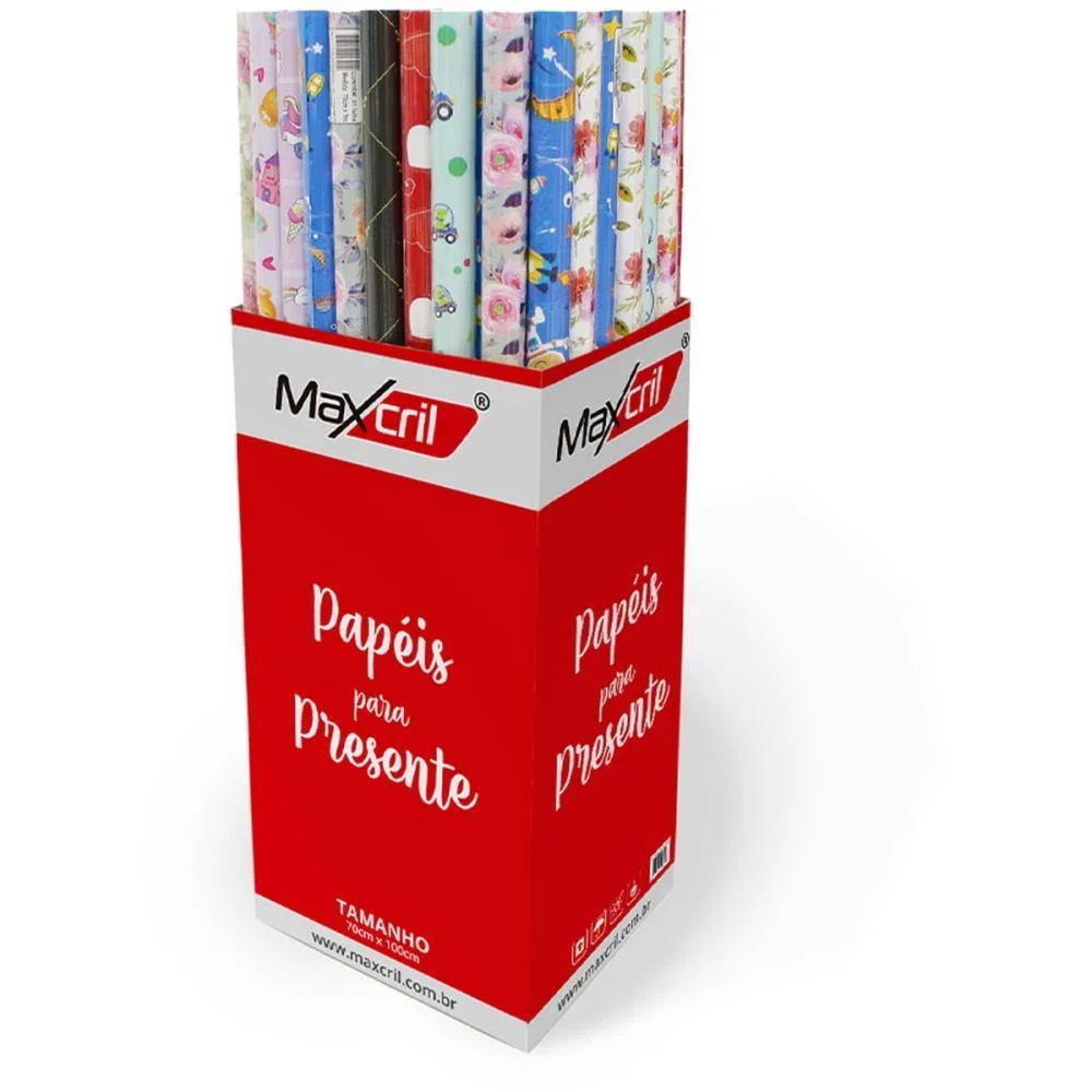 PAPEL PRESENTE 70X100CM. SORTIDO MAXCRIL (DP.C/100) - imagem 3
