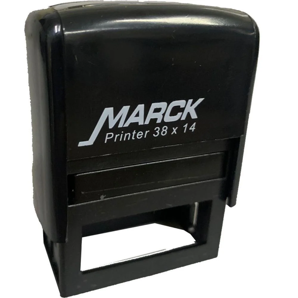 CARIMBO AUTOENTINTADO CONFERIDO AUTOM. 38X14MM PT CARBRINK (UNIDADE) - imagem 2