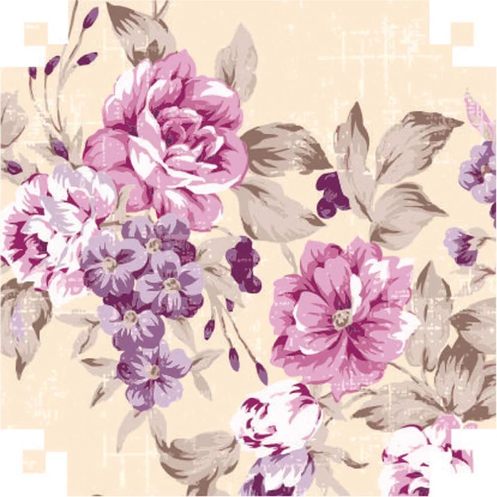 PAPEL PRESENTE BOBINA COUCHE 60CM.MOD.361 FLORAL V.M.P. (BO-100MTS) - imagem 2