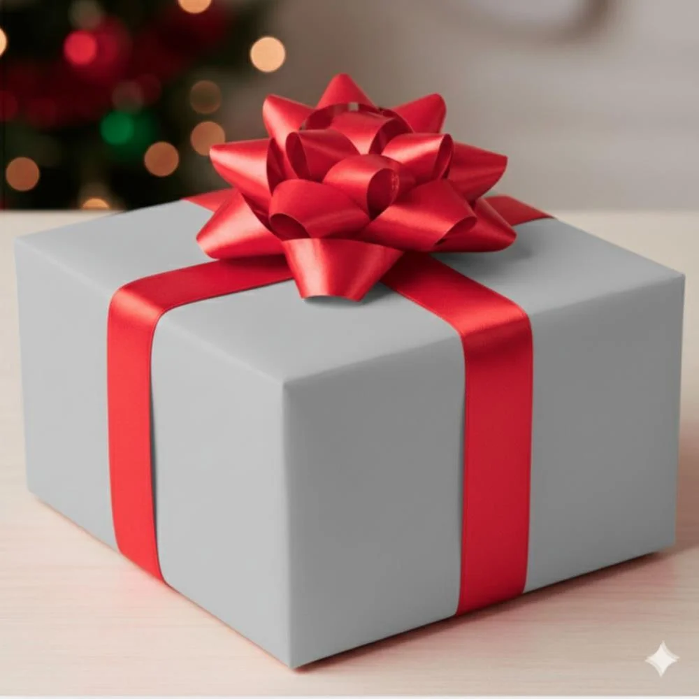 PAPEL PRESENTE BOBINA COUCHE 60CM. MOD.600 PRATA GESSELE (BO-100MTS) - imagem 3