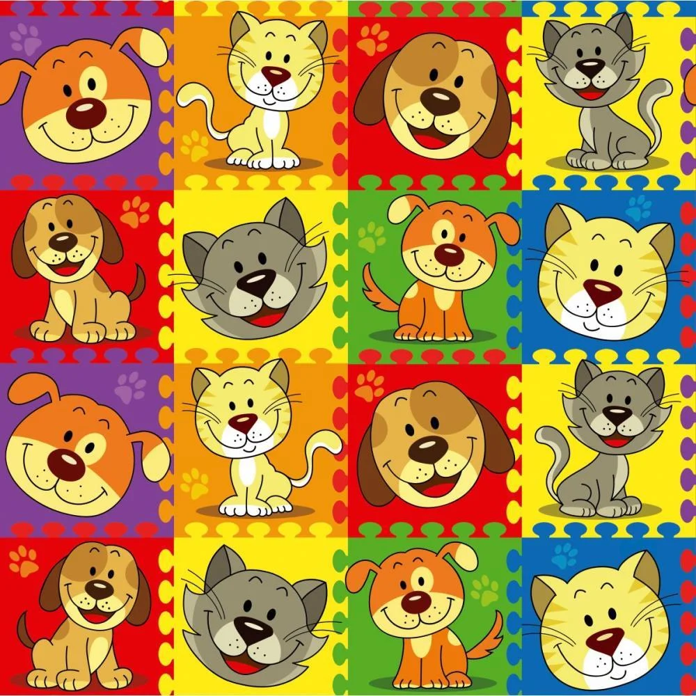 PAPEL PRESENTE BOBINA COUCHE 60CM.MOD.127 BICHOS V.M.P. (BO-100MTS) - imagem 3