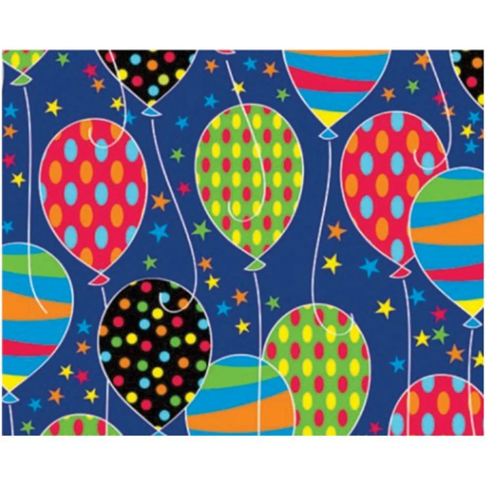 PAPEL PRESENTE BOBINA COUCHE 60CM.MOD.346 BALOES V.M.P. (BO-100MTS) - imagem 2