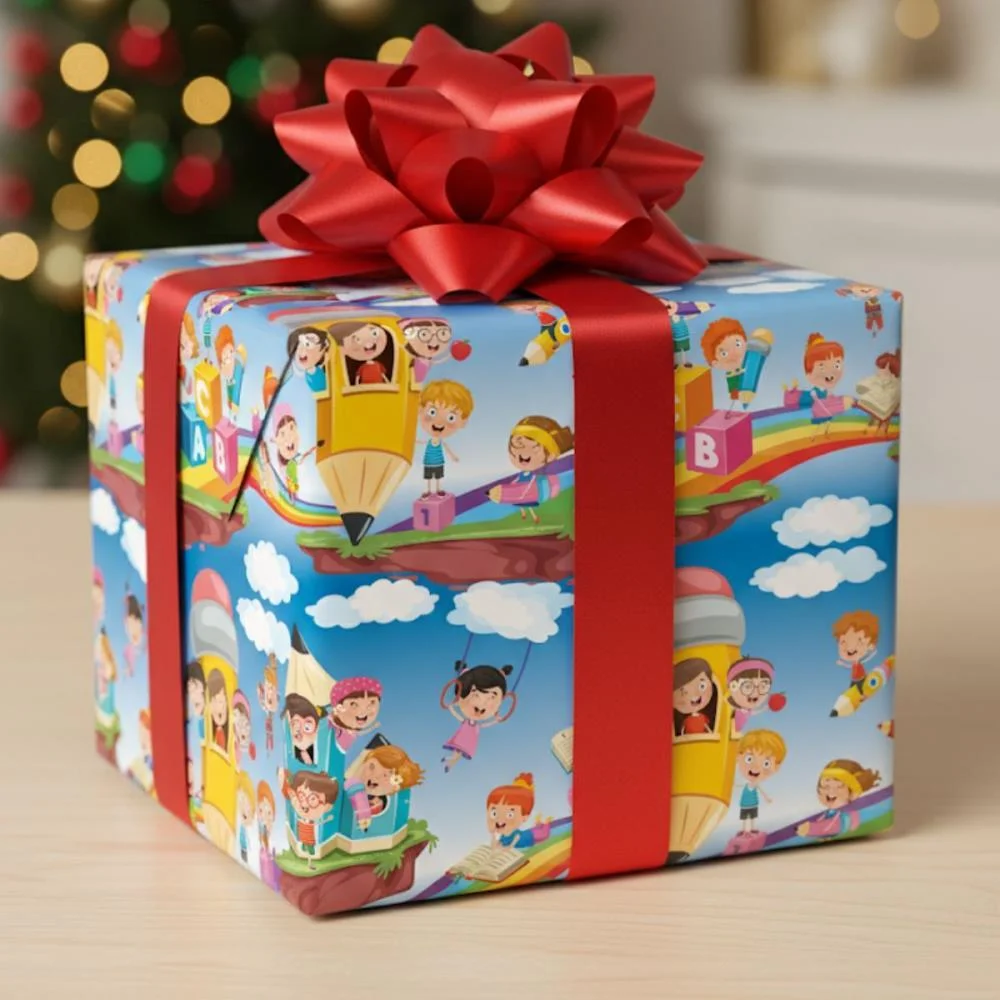 PAPEL PRESENTE BOBINA COUCHE 40CM. MOD.134 ABC GESSELE (BO-100MTS) - imagem 3