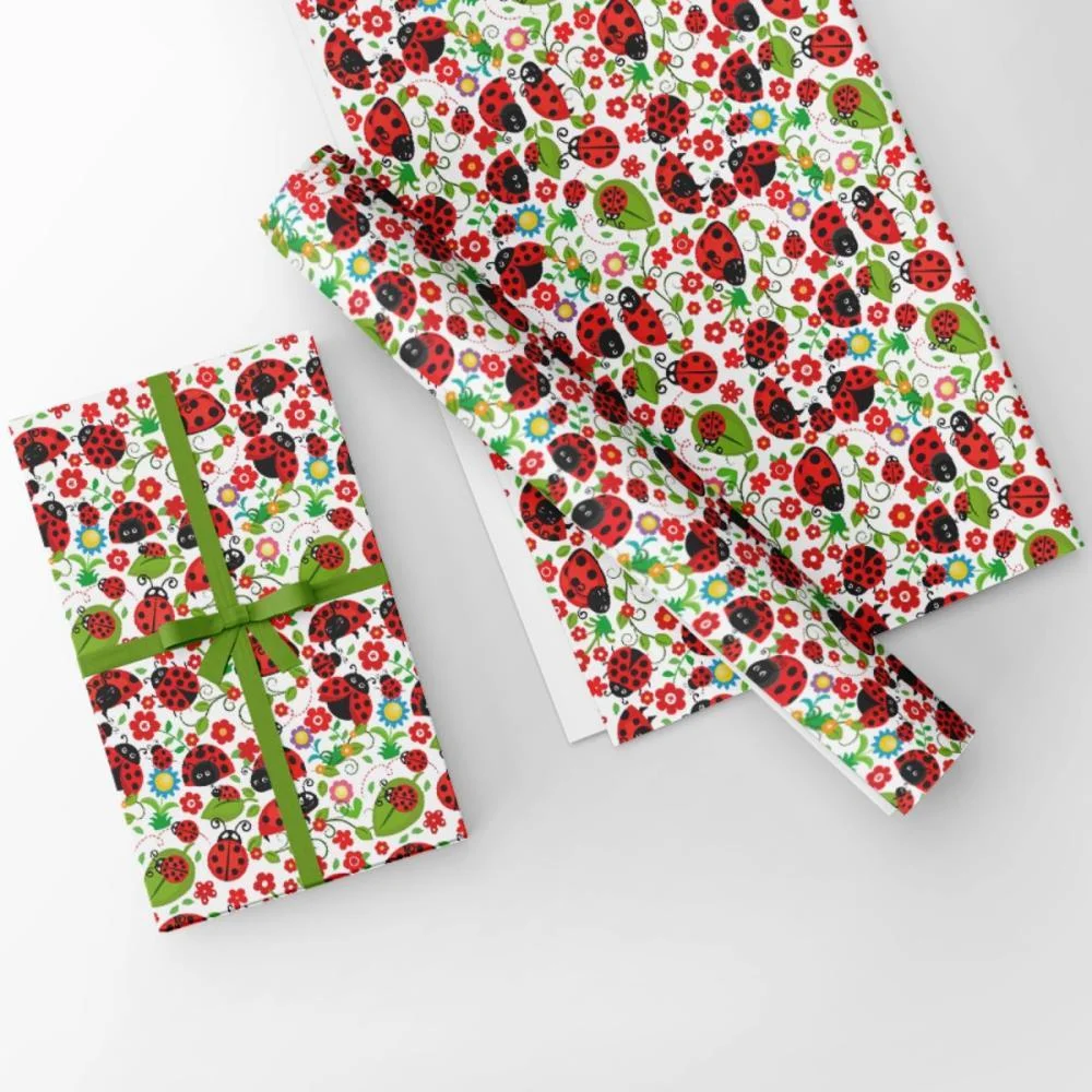 PAPEL PRESENTE BOBINA COUCHE 60CM. MOD.195 JOANINHAS GESSELE (BO-100MTS) - imagem 5