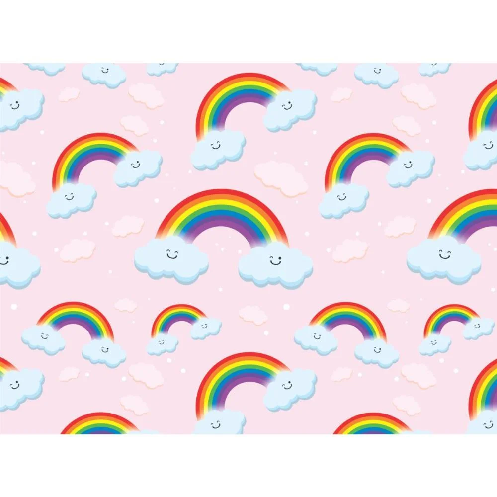 PAPEL PRESENTE BOBINA COUCHE 60CM.MOD.340 ARCO IRIS V.M.P. (BO-100MTS) - imagem 2