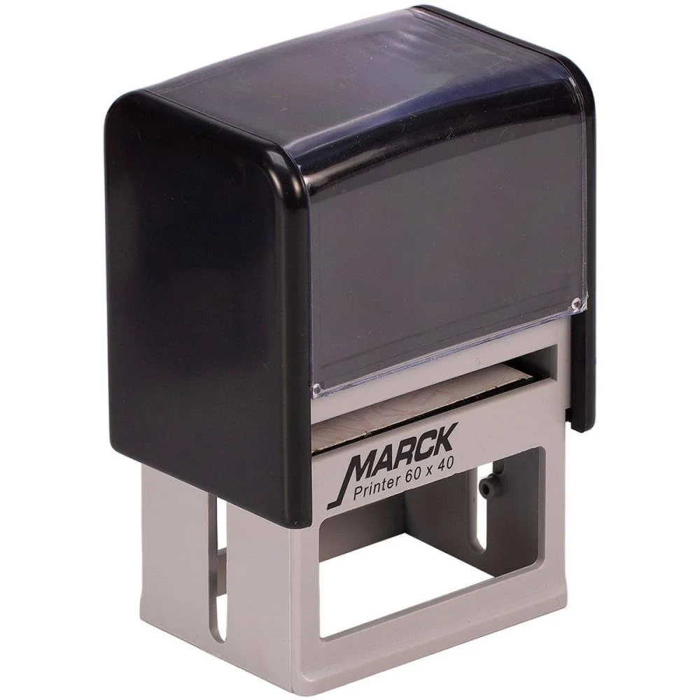 CARIMBO MARCK C/DATADOR AUTOM. 60X40MM CARBRINK (UNIDADE) - imagem 2