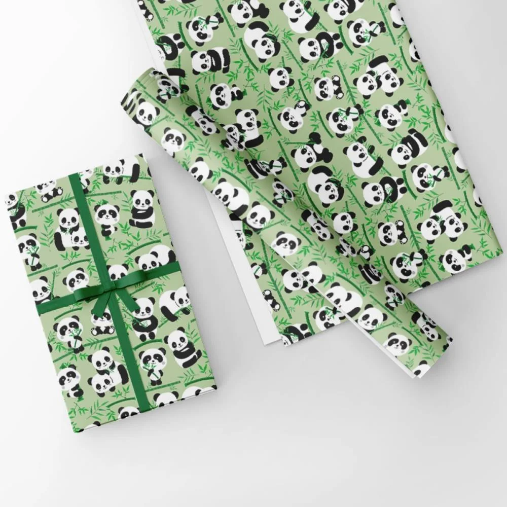 PAPEL PRESENTE BOBINA COUCHE 40CM. MOD.196 PANDA GESSELE (BO-100MTS) - imagem 5