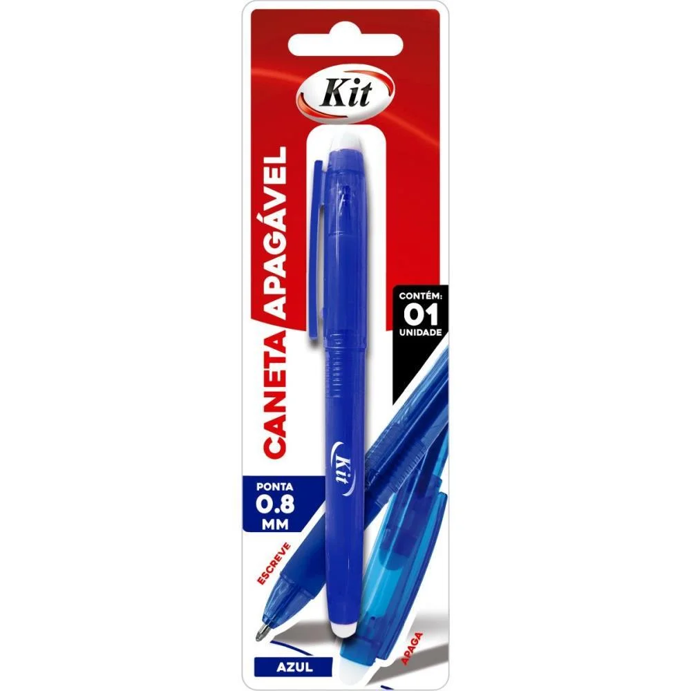 CANETA APAGAVEL ESFEROGRAFICA MULTIUS.0.8MM AZ KIT (BLISTER) - imagem 7