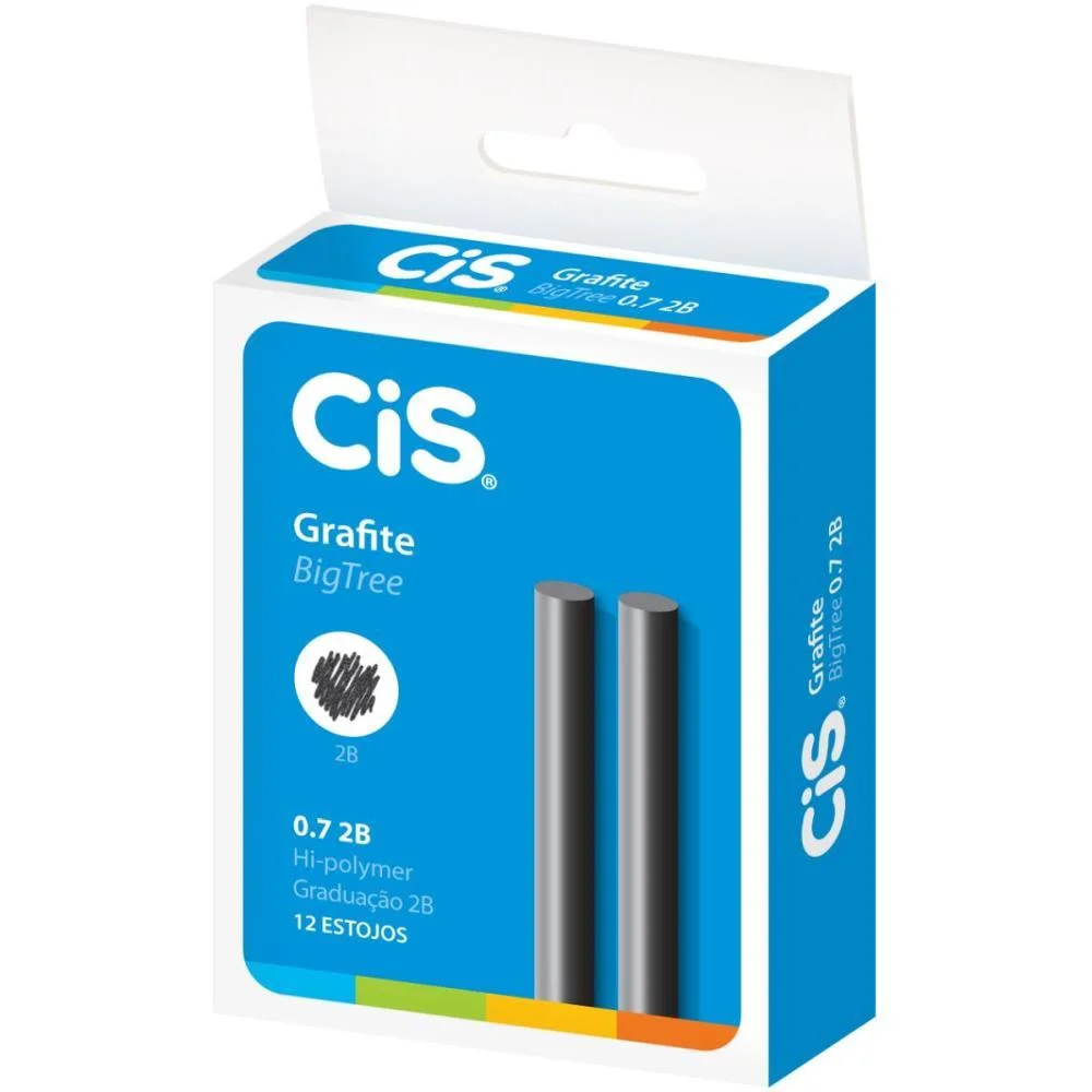 GRAFITE 0.7MM 2B 12TUBOSX12MINAS BIGTREE SERTIC (CAIXINHA) - imagem 2