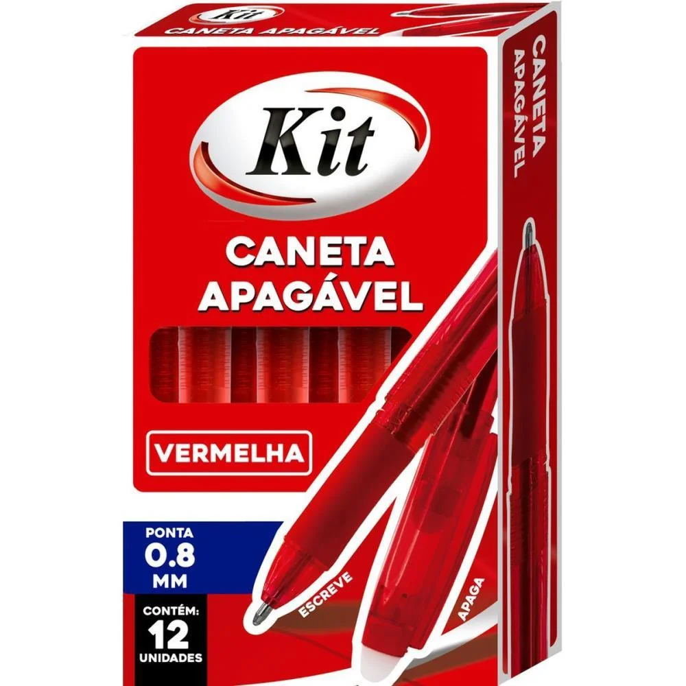 CANETA APAGAVEL ESFEROGRAFICA MULTIUS.0.8MM VM KIT (CX.C/12) - imagem 7