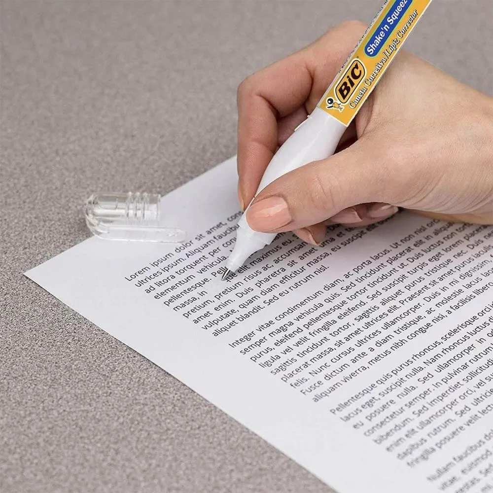 CANETA CORRETIVA SHAKE N SQUEEZE 8ML METAL BIC (BL.C/01) - imagem 5