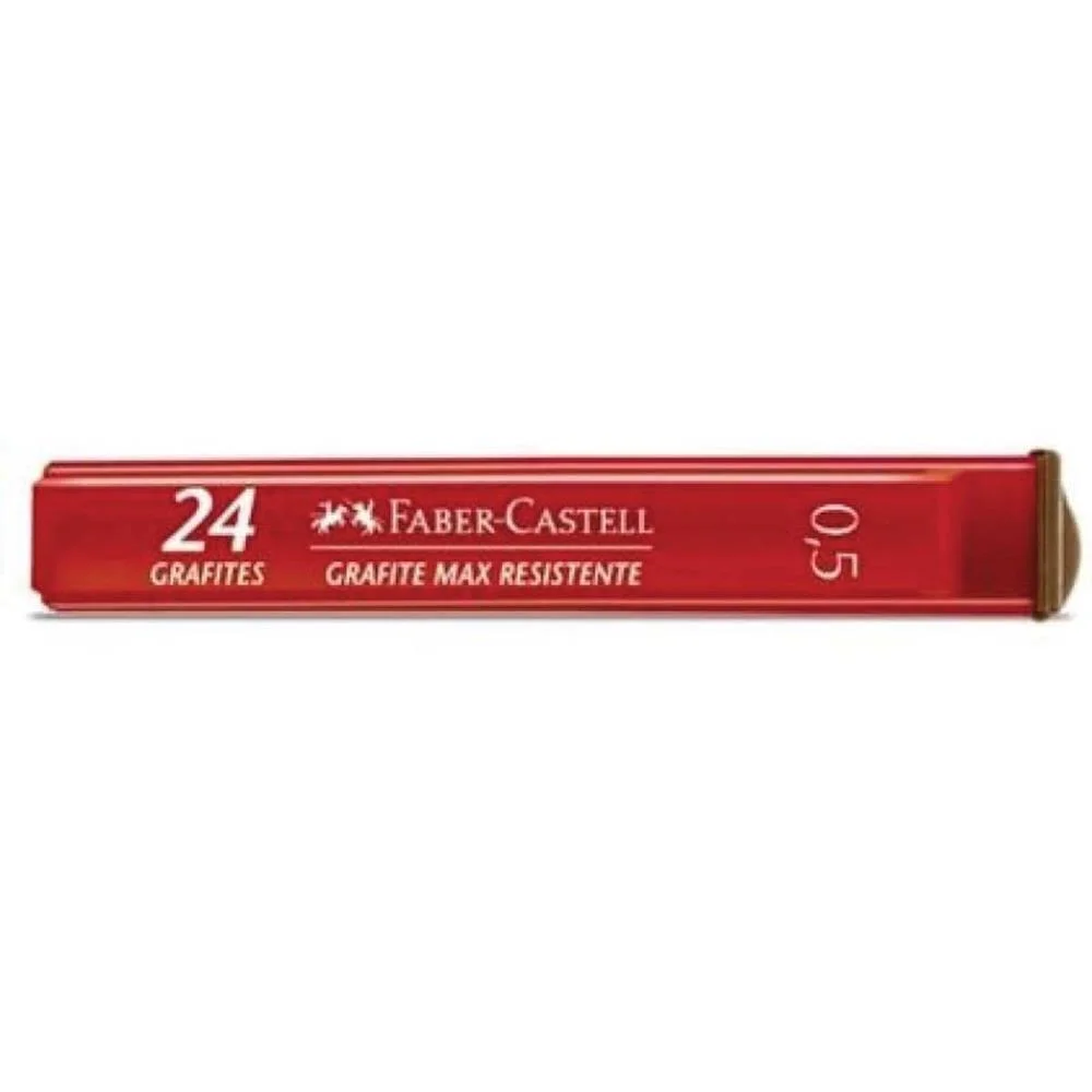 GRAFITE 0.5MM POLYMER HB 14TB X 24MN FABER-CASTELL (CX.C/14) - imagem 2