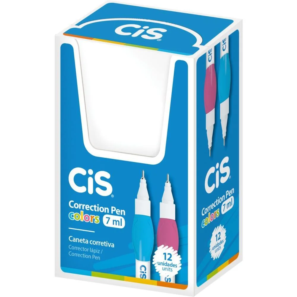 CANETA CORRETIVA CIS CORRECTION PEN COLORS 7ML SERTIC (CX.C/12) - imagem 2