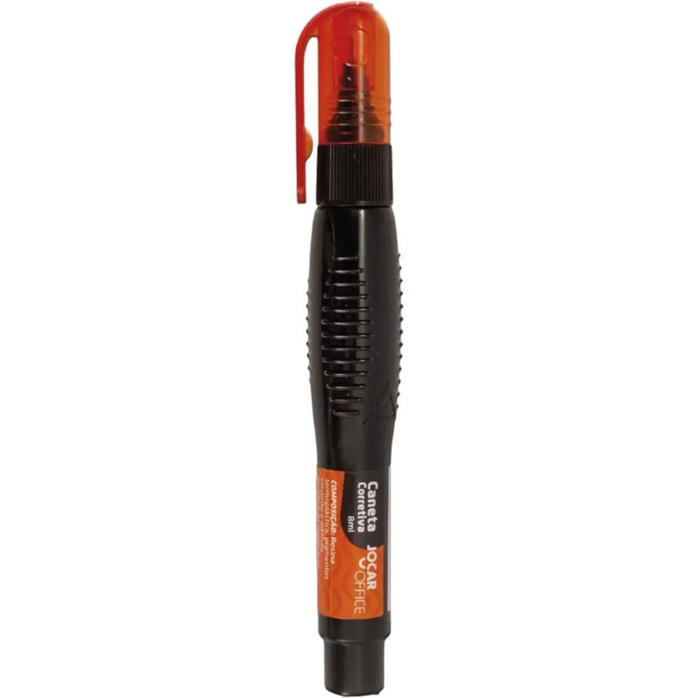 CANETA CORRETIVA JOCAR OFFICE 8ML METAL LEONORA (DP.C/12) - imagem 4