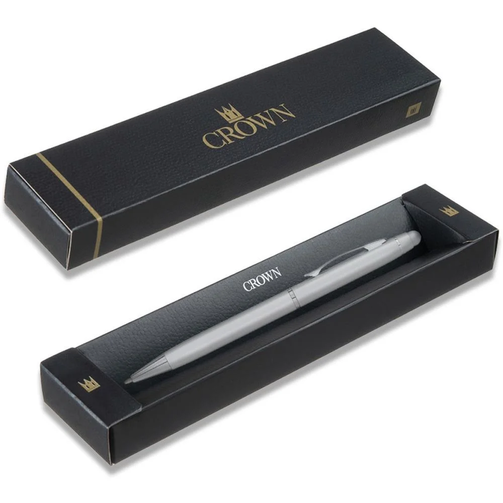 CANETA ESFEROGRAFICA VIENA ESFERA PRATA CROWN (UNIDADE) - imagem 4